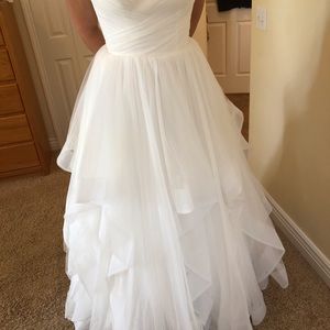 Alfred Angelo Strapless Wedding Dress Ivory New